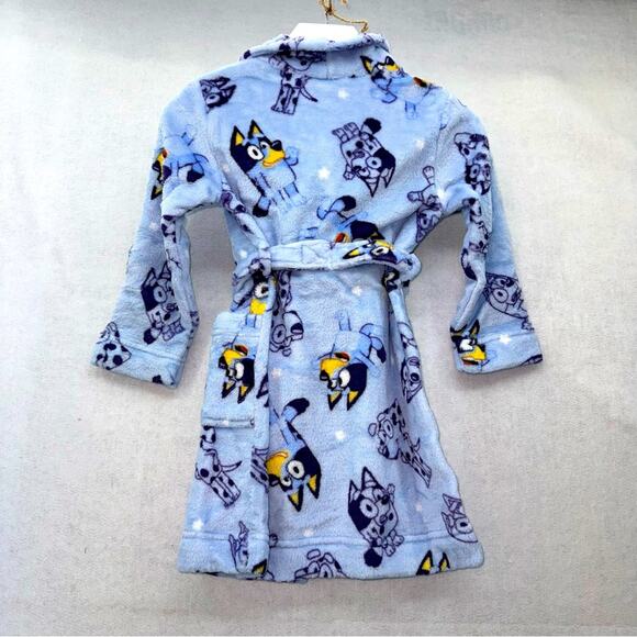 NWT Unisex Kids Bluey Bathrobe Robe size 5T - Picture 2 of 4